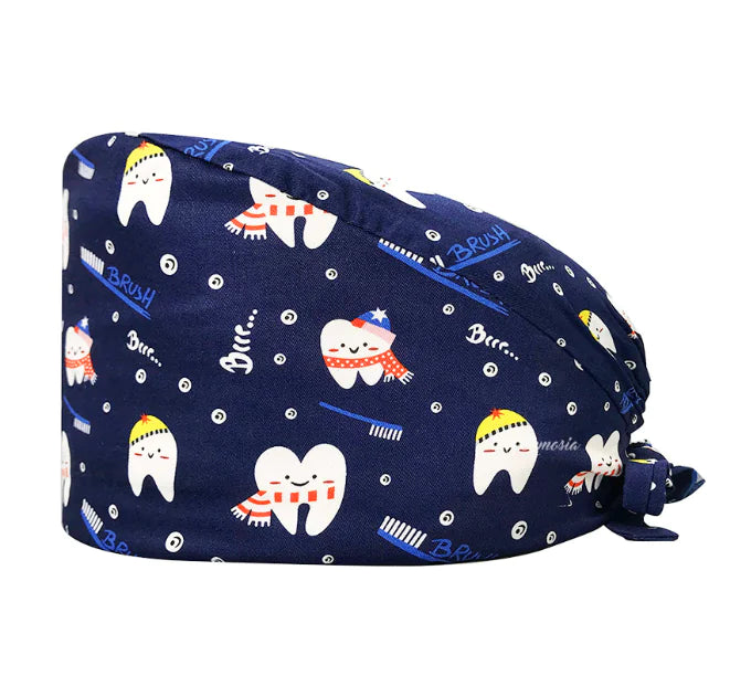 Cute Cotton Nurse Hat with Fun Prints