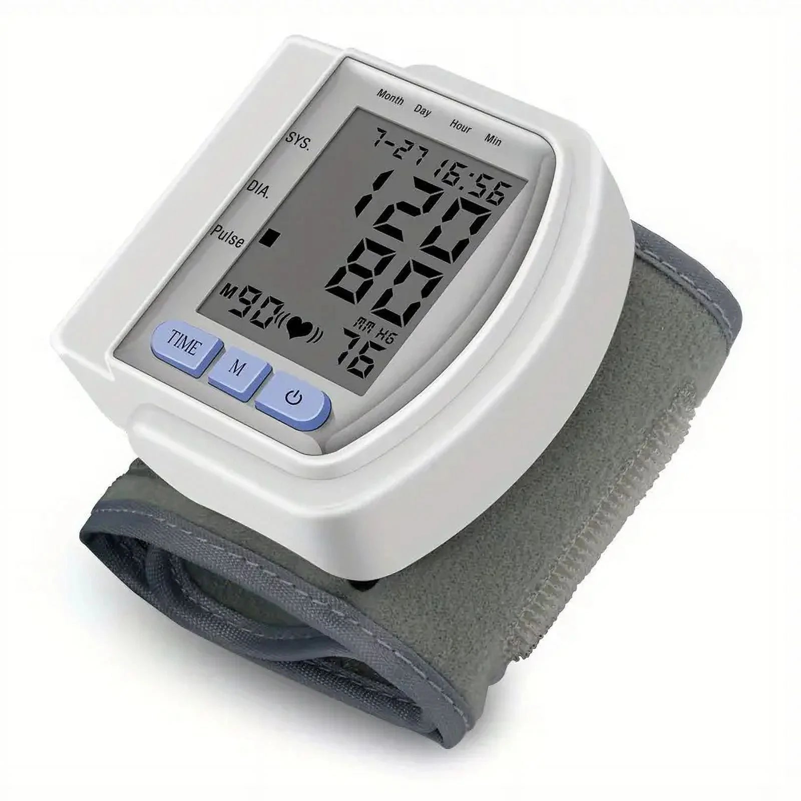 Accurate Blood Pressure Monitoring Made Easy: Wrist Blood Pressure Monitor with Voice Automatic Digital BP Machine & Carrying Case