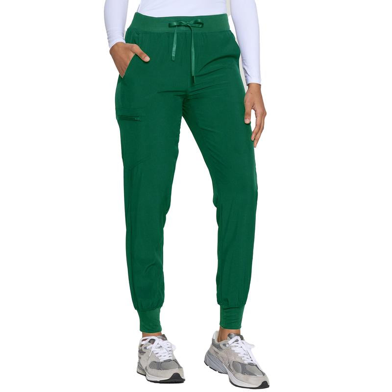 COZYFIT Womens Scrub Pants - Soft Stretch Yoga Style with 5 Pockets, Slim Fit Jogger Scrubs Pants for Women