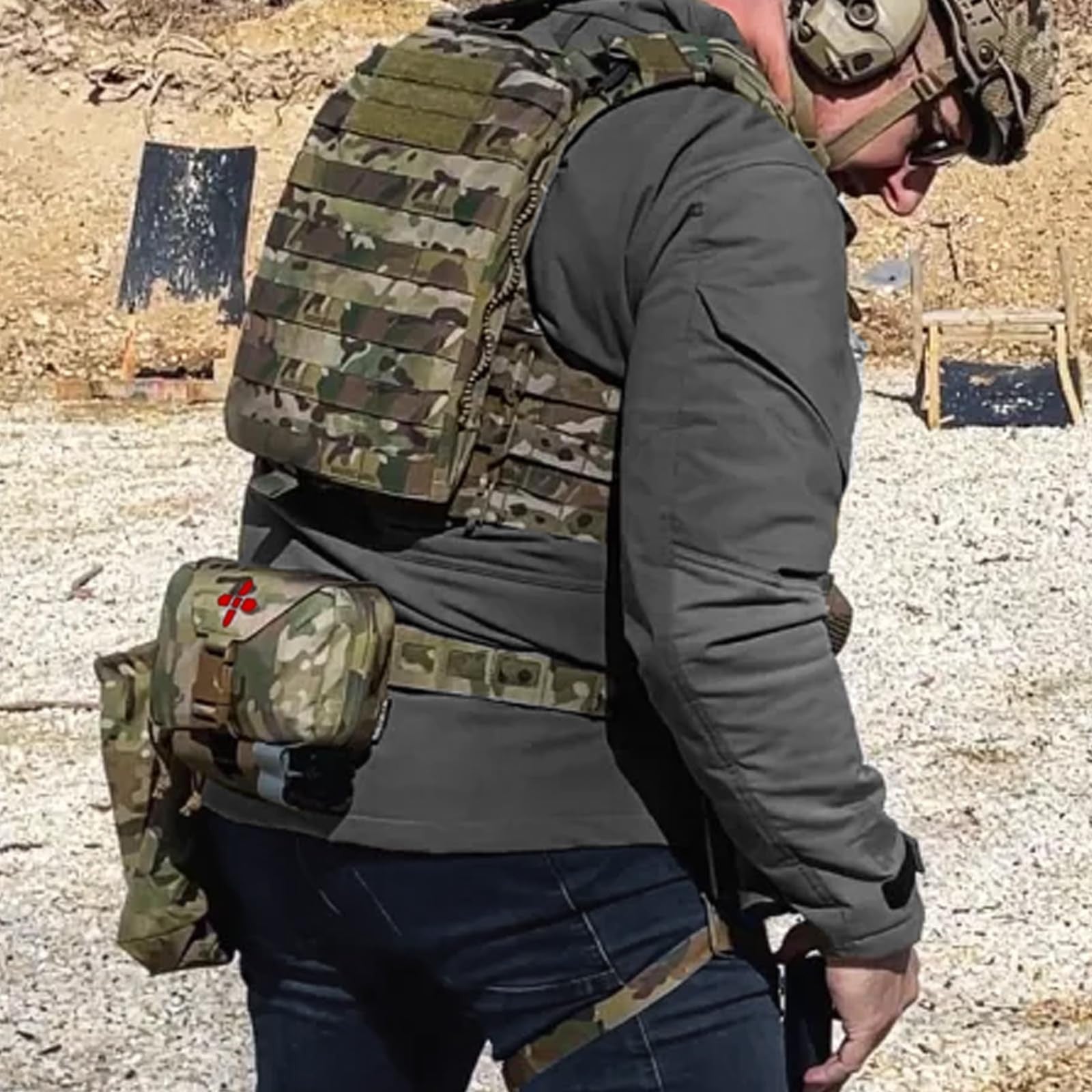 Ifak Pouch-Rapid Deployment Tactical MOLLE Trauma Kit Pouches, Quick Release ...