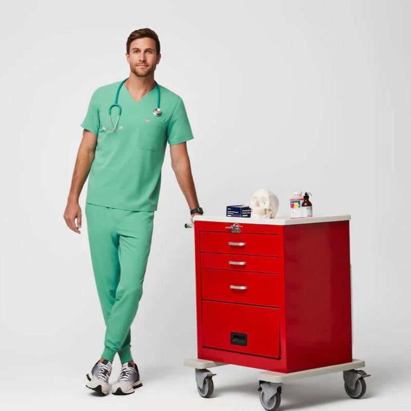 FIGS Men’S Pants Scrub Green Tansen Surgery Technical Collection Menswear Stylish Trouser Pockets Fabric Underwear Beige Casual Tropical