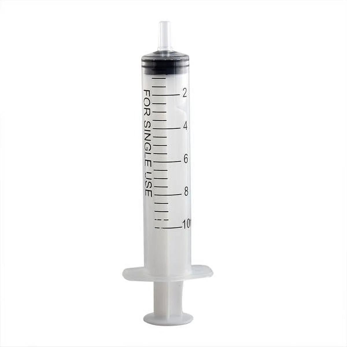 10 Syringe Luer Slip Tip 10Ml Liquid Clear Plastic Sterile Medical/Animal Feeder
