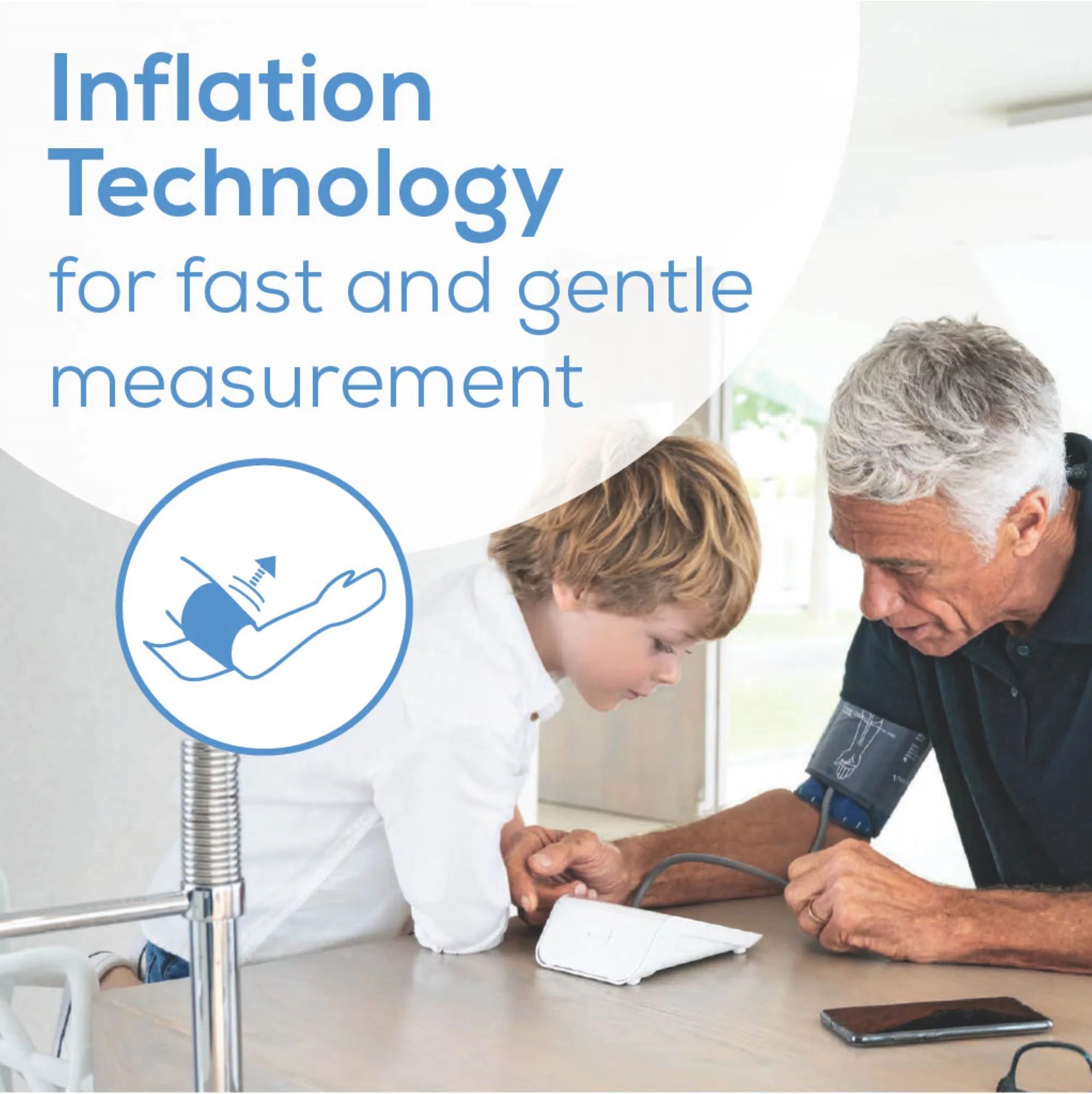 Auto 400 Blood Pressure Monitor, FSA & HSA Eligible, Wide-Range Upper Arm Cuff, Stores 60 Readings