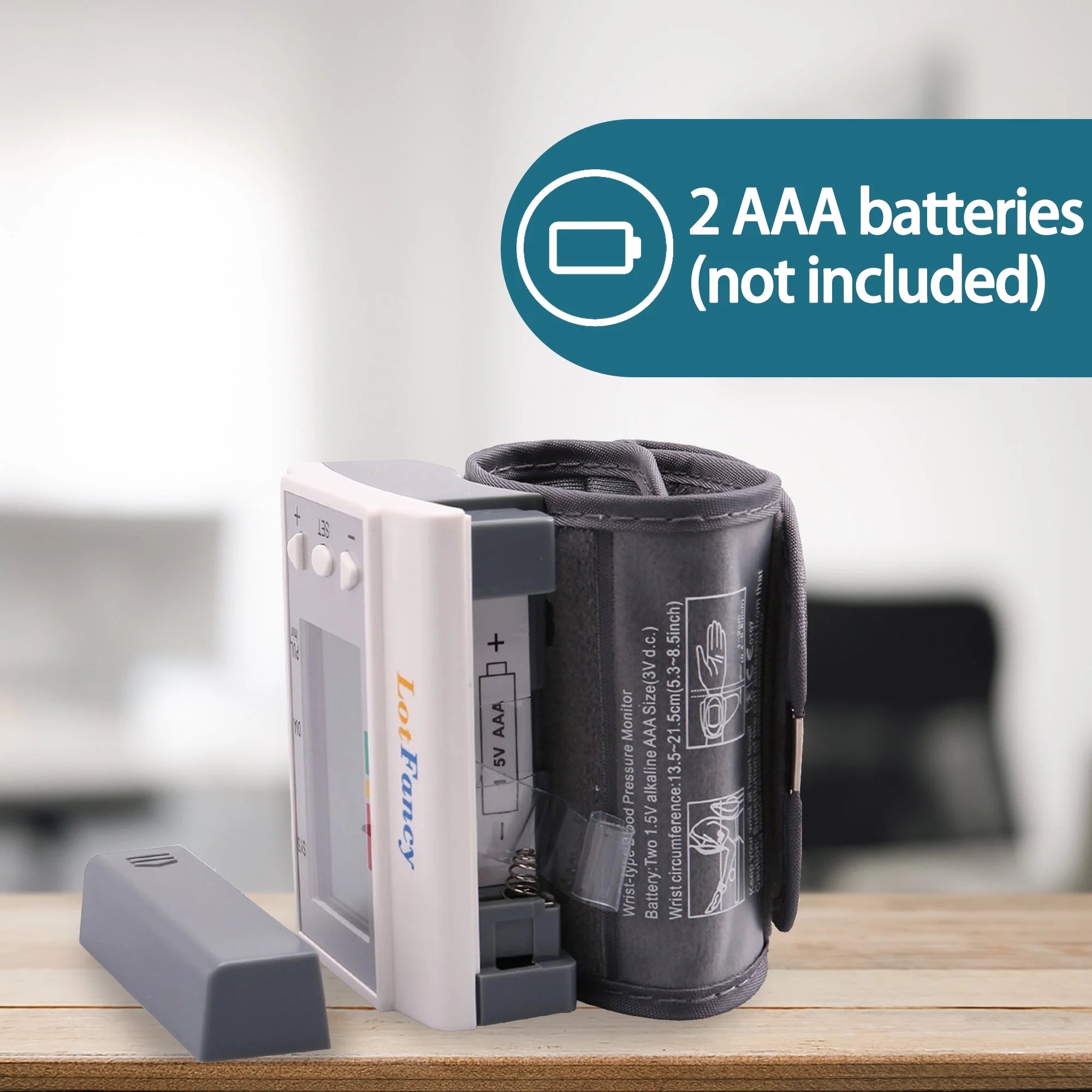 Wrist Blood Pressure Monitor for Home Use, BP Cuff, Auto Digital Blood Pressure Machine