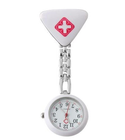 Triangle Nurse Watch with Cross Design for Women