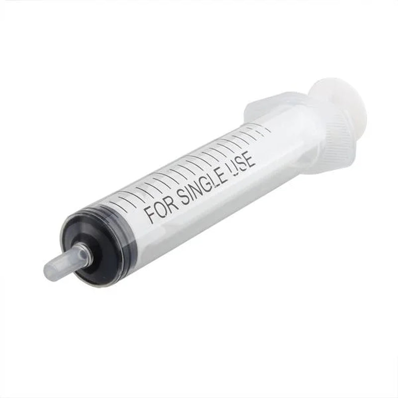 10 Syringe Luer Slip Tip 10Ml Liquid Clear Plastic Sterile Medical/Animal Feeder