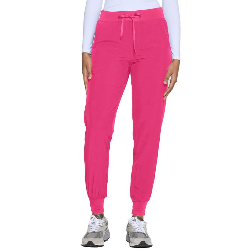 COZYFIT Womens Scrub Pants - Soft Stretch Yoga Style with 5 Pockets, Slim Fit Jogger Scrubs Pants for Women