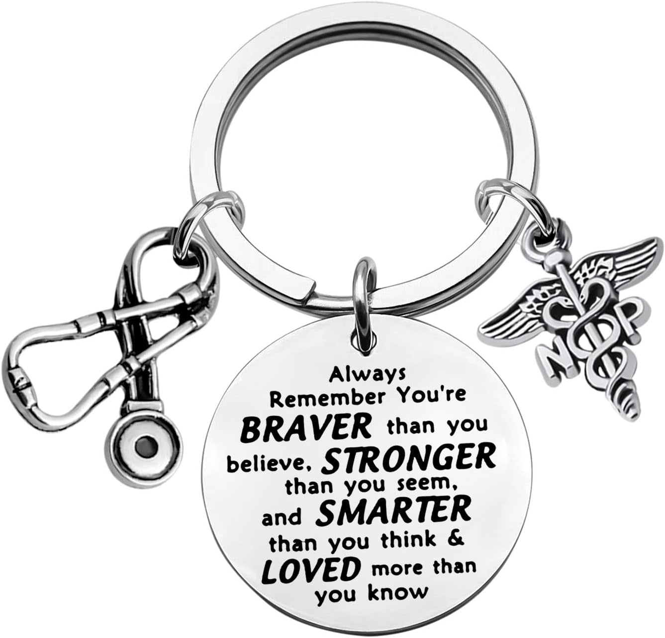Nurse Practitioner Gifts NP Keychain Nurse Practitioner Graduation Gift NP Gift Nurse Practitioner Jewelry Keychain