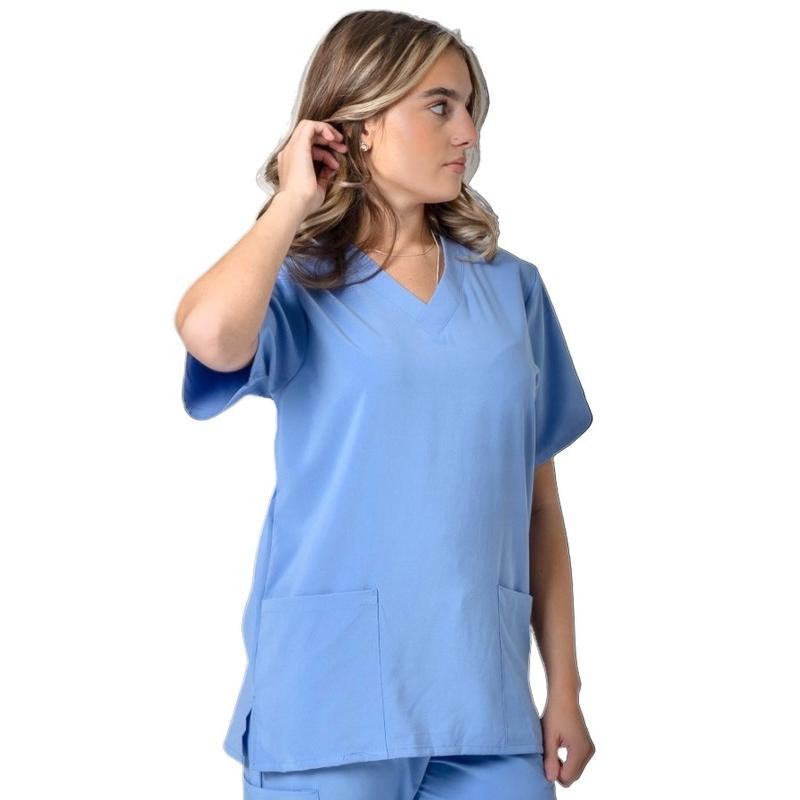 Scrubs for Women Set - Mens Scrubs Set - Unisex Scrubs Set, Nurse Scrubs, Medical Uniforms & Scrubs, Surgical Scrubs, Women Scrubs Sets, Top and Bottom Set Pockets, Anti-Wrinkle, Elastic Drawstring Comfort Fabric Workwear Comfortable Essential