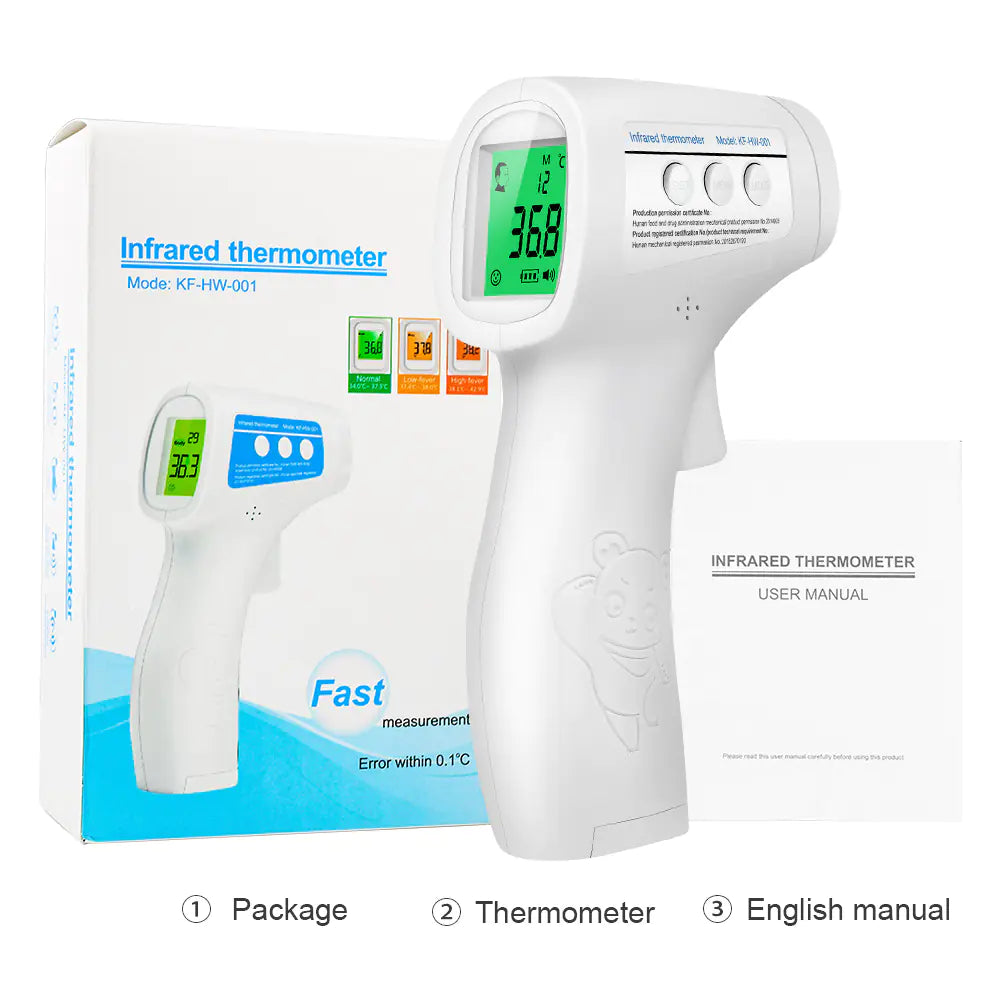 Kef Medical Infrared Forehead Thermometer Gun