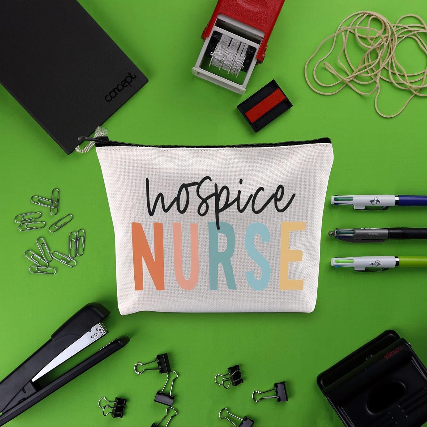 Nurse Gift Nurse Bag Hospice Nurse Makeup Bag Critical Care Nurse Bag ICU Nurse Gift Baby Nurse Gift Nurse Midwife Makeup Bag Nurse Survival Kit(Hospice Nurse)