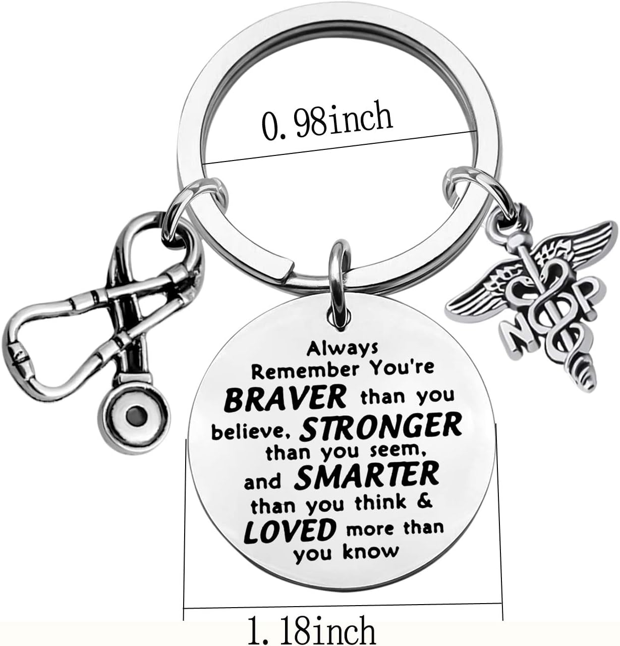 Nurse Practitioner Gifts NP Keychain Nurse Practitioner Graduation Gift NP Gift Nurse Practitioner Jewelry Keychain