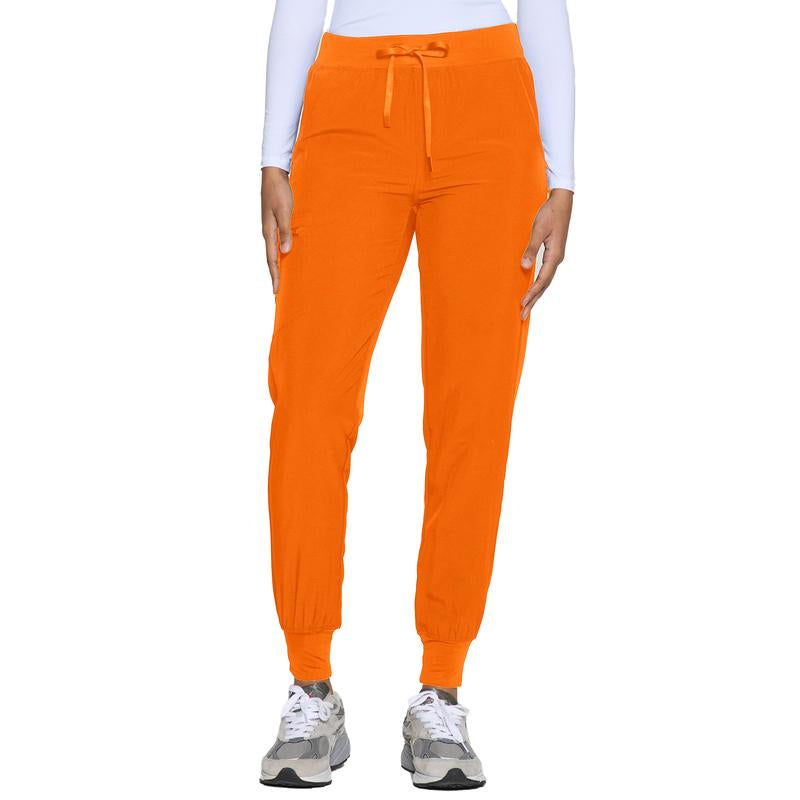 COZYFIT Womens Scrub Pants - Soft Stretch Yoga Style with 5 Pockets, Slim Fit Jogger Scrubs Pants for Women