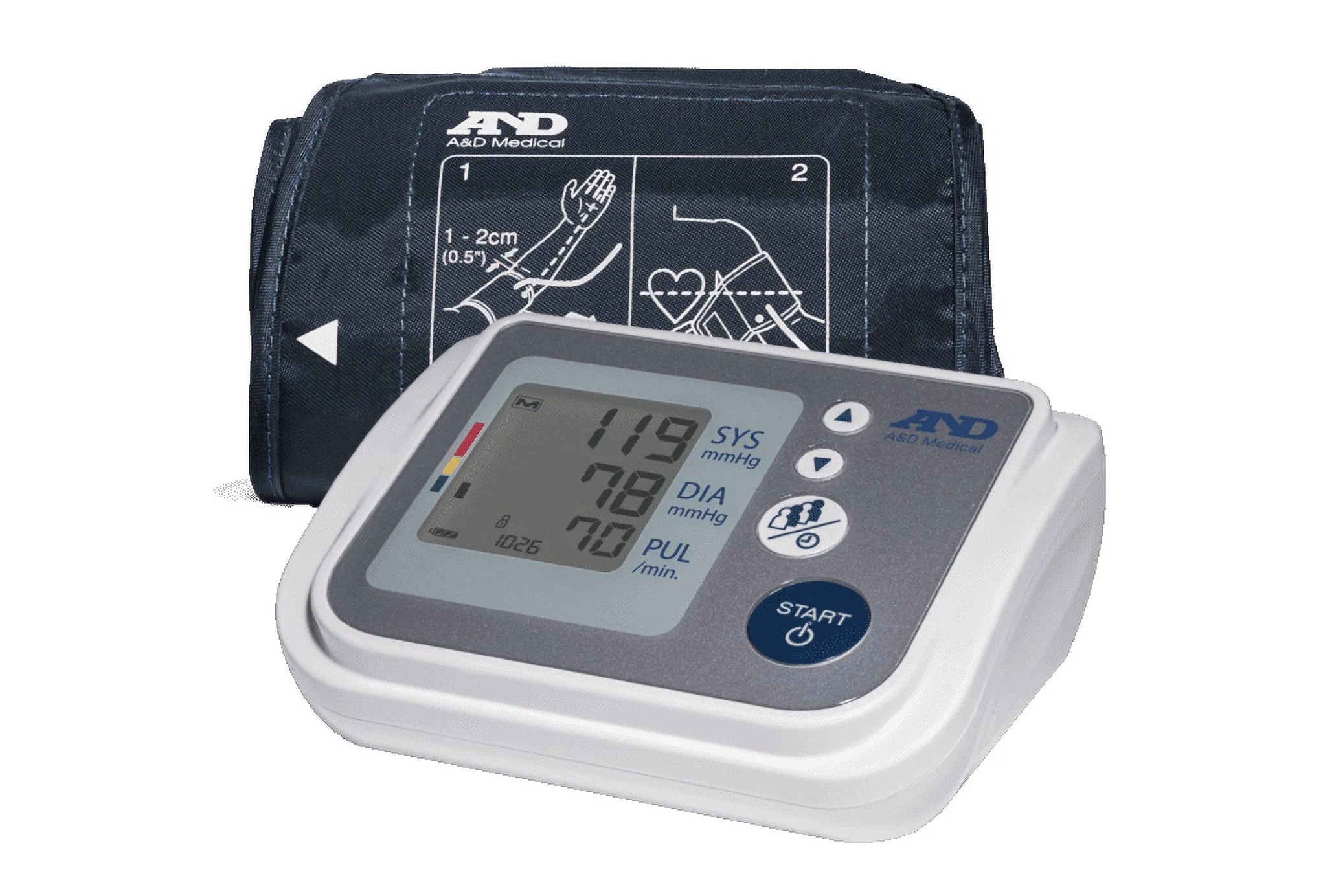 Upper Arm Blood Pressure Monitor with 4-User Memory (Model UA-767F)