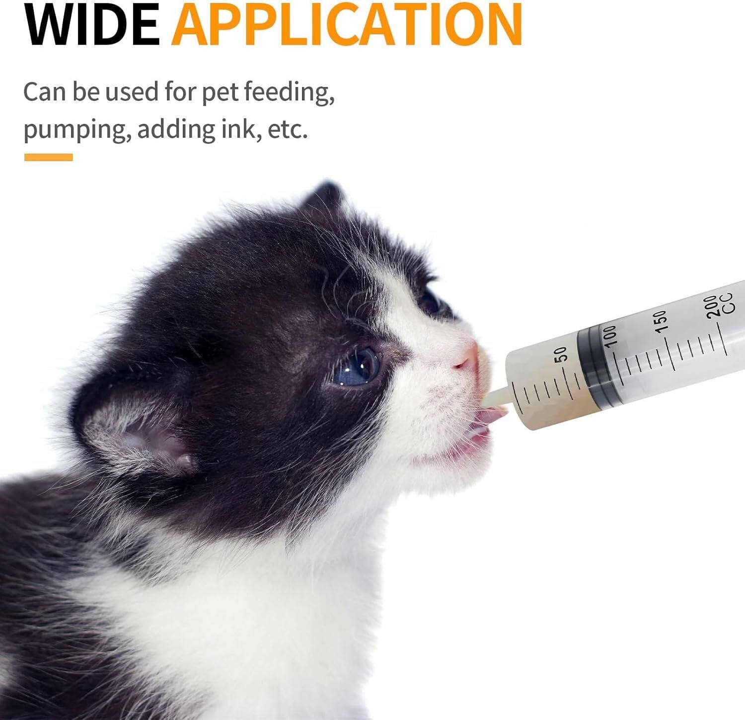 200Ml Large Syringe ,Plastic Syringe with 40 Inches Plastic Tubing For