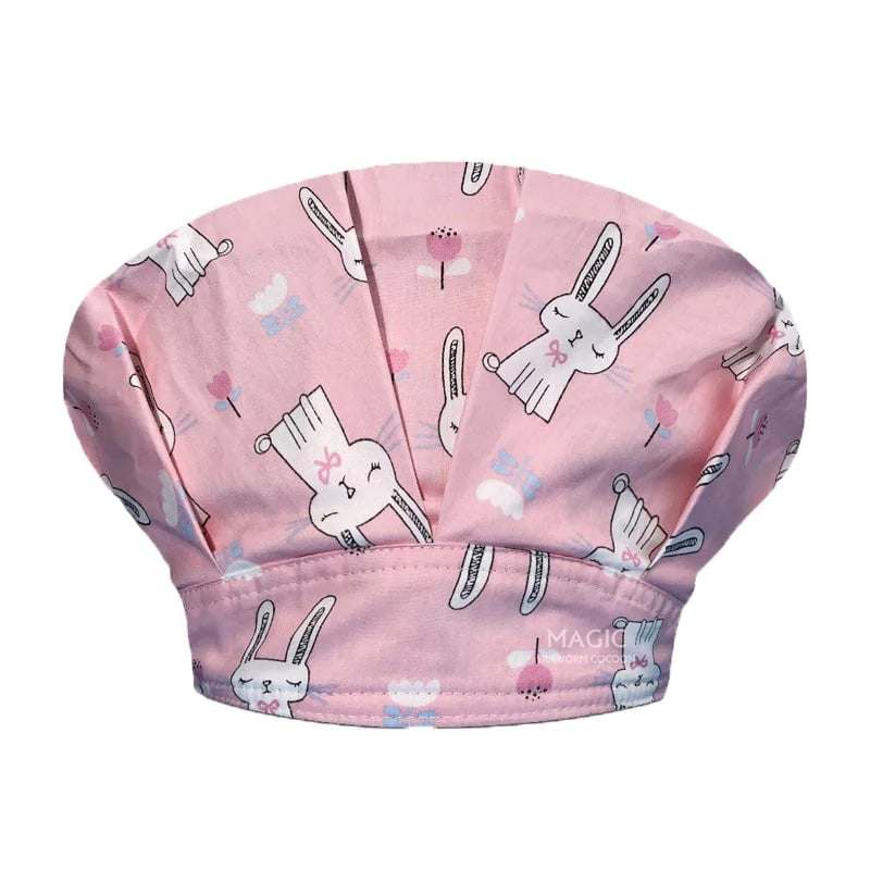 Cute Printed Animal Nurse Hat
