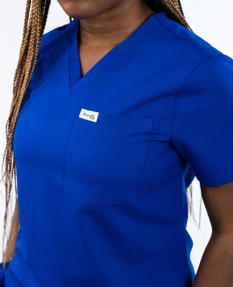 Zenith Scrubs 1-Pocket V-Neck Scrub Top for Women