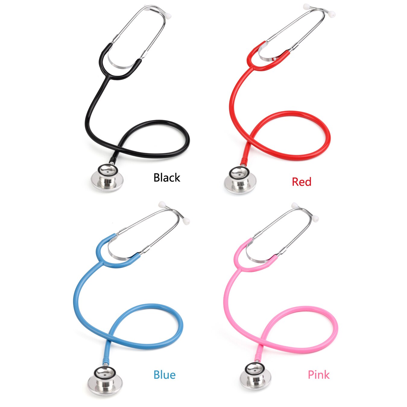 Portable Double Head Stethoscope for Medical Use