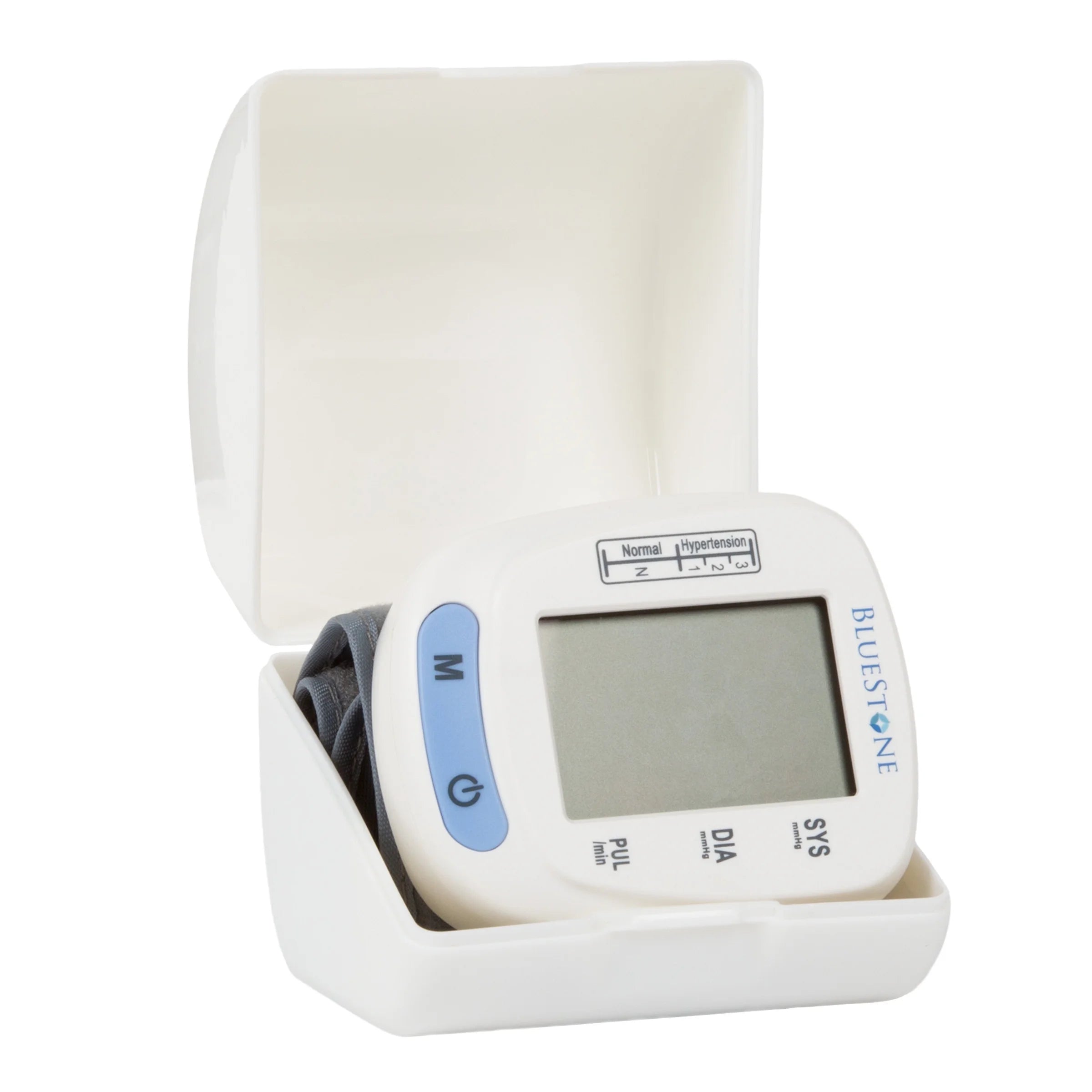 Blood Pressure Machine - Automatic BP and Pulse Monitor for Heart Health with Digital LCD Screen and Storage Case
