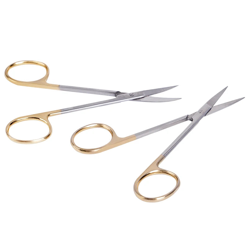 1Pc Stainless Steel Dental Surgical Scissors Straight and Curved Scissor Forceps Medical Tools Dentistry Surgical Instrument