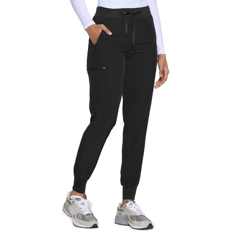 COZYFIT Womens Scrub Pants - Soft Stretch Yoga Style with 5 Pockets, Slim Fit Jogger Scrubs Pants for Women