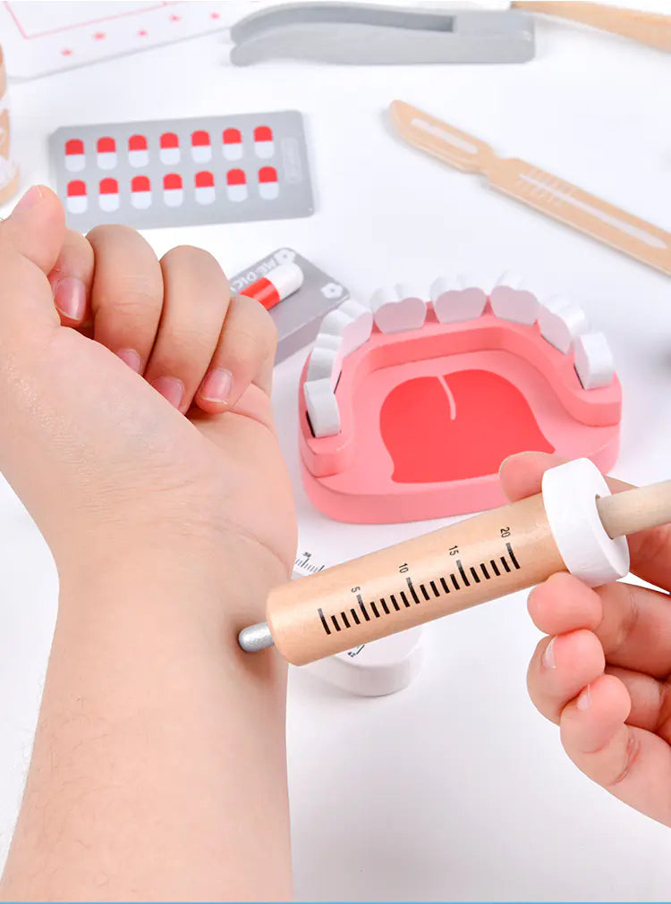 Children's Medical Role Play Bag with Stethoscope Toy