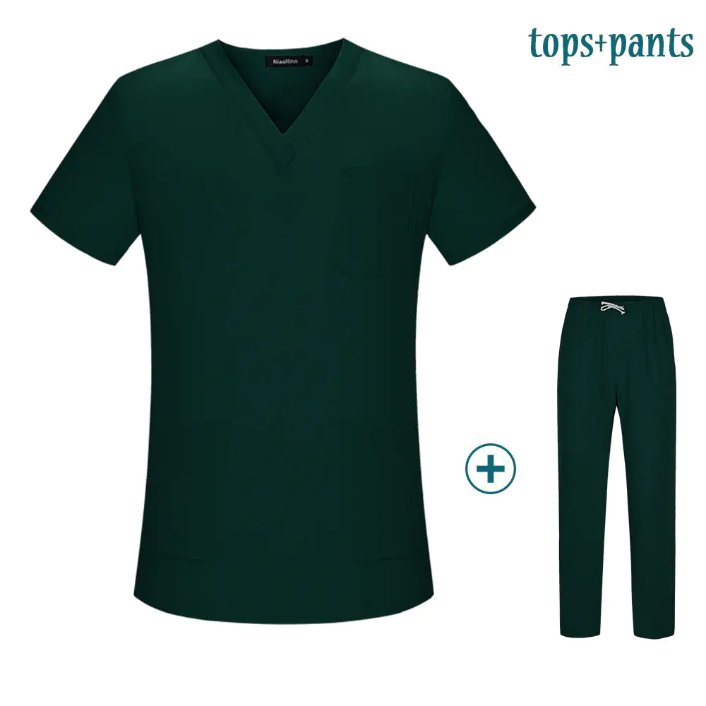 Short Sleeve Scrub Uniform for Beauty and Surgery