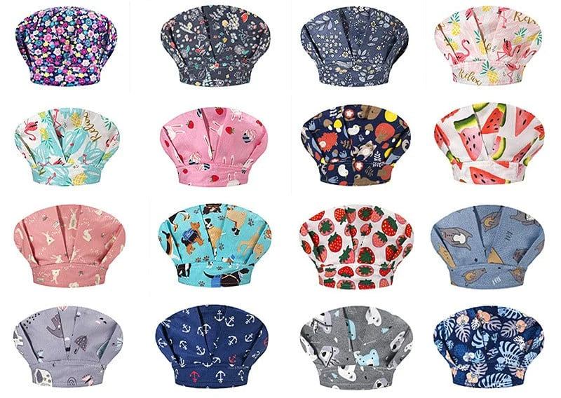 Cute Printed Animal Nurse Hat