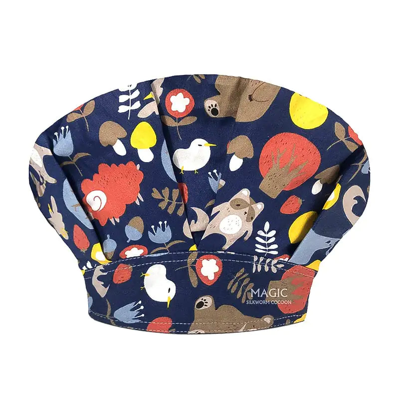 Cute Printed Animal Nurse Hat