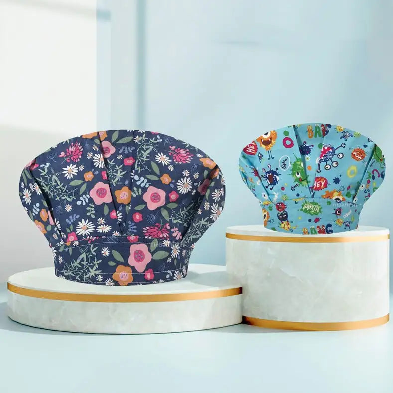 Cute Printed Animal Nurse Hat