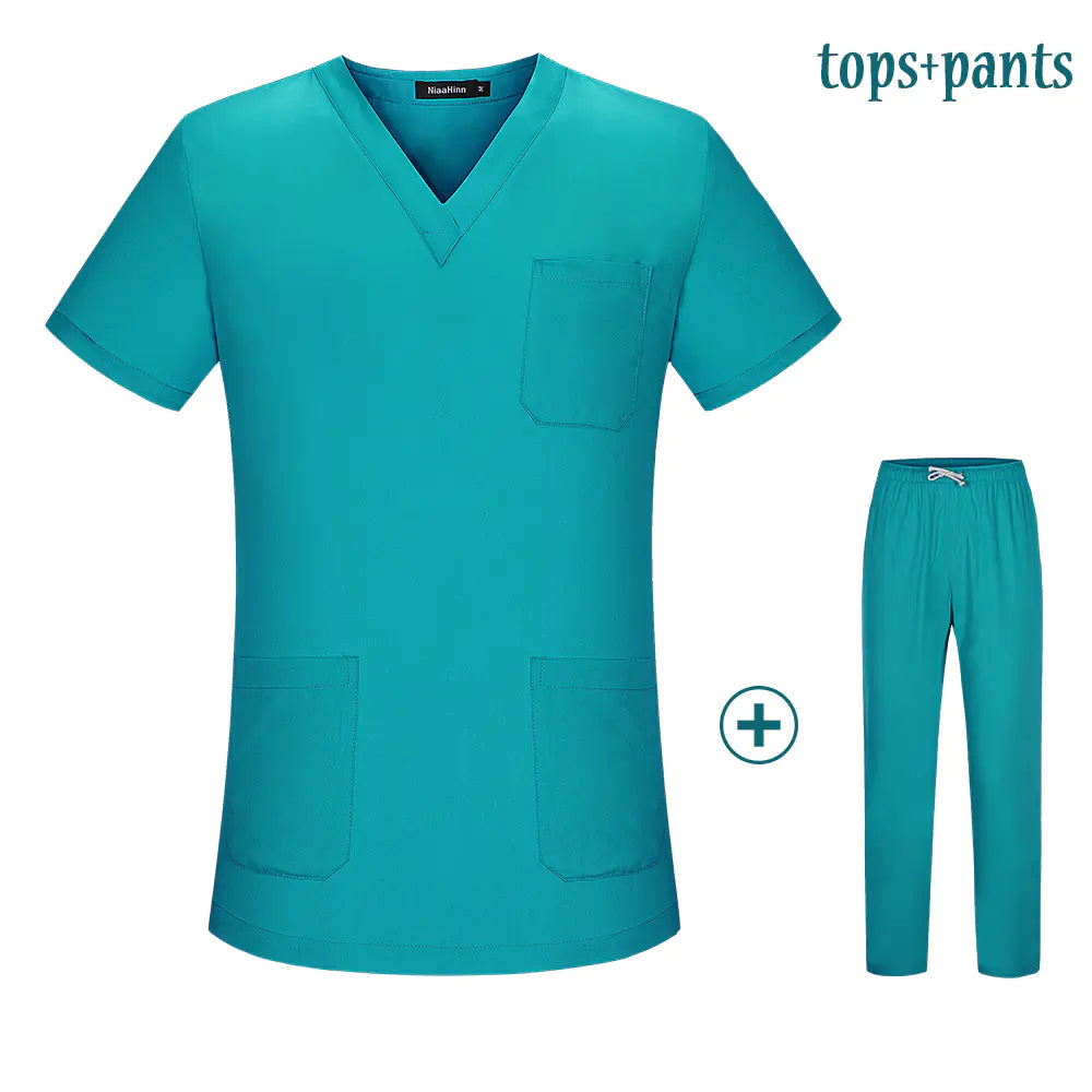 Short Sleeve Scrub Uniform for Beauty and Surgery