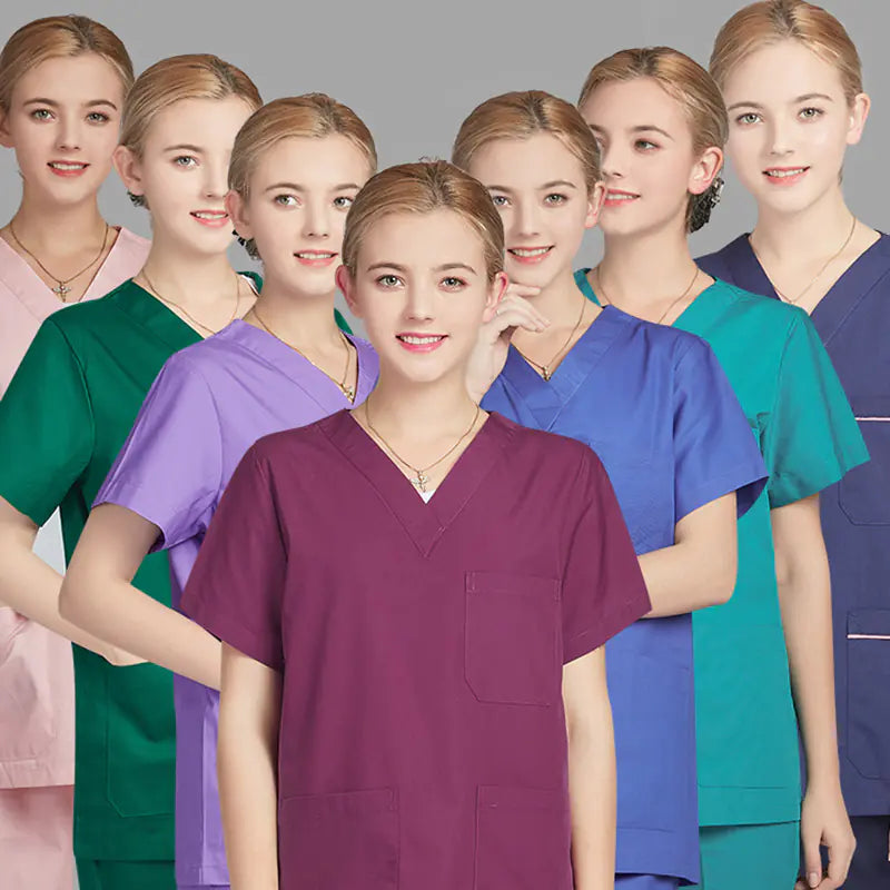 Short Sleeve Scrub Uniform for Beauty and Surgery