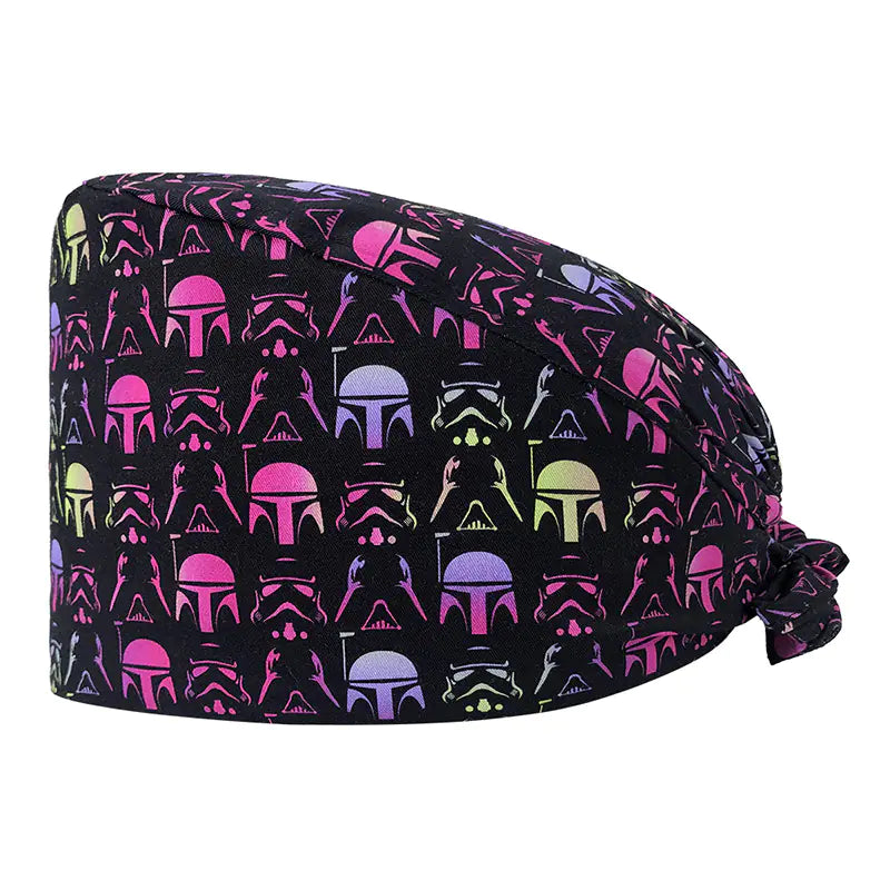 Cute Cotton Nurse Hat with Fun Prints