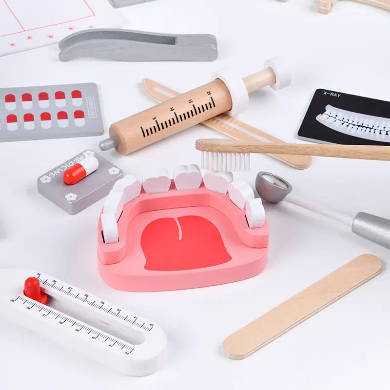 Children's Medical Role Play Bag with Stethoscope Toy